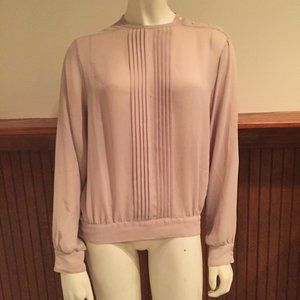 LATC Vintage Light Beige Georgette Collar Shirt - Size 11/12